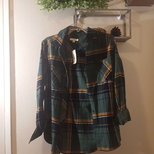Plaid long sleeve